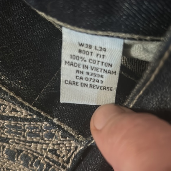 Men’s Marc Ecko bootcut jeans, Sz W38x34L - Picture 5 of 6